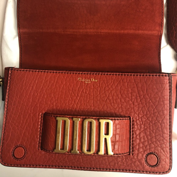 Dior Handbags - Dior evolution red calfskin with strap